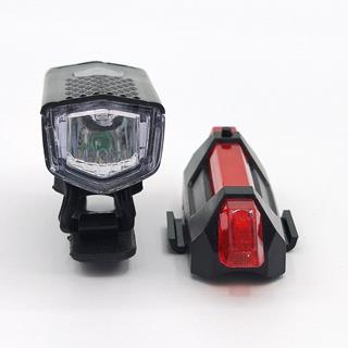 چراغ جلو و عقب دوچرخه مدل شارژی 200 لومن کد 760