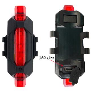 چراغ جلو و عقب دوچرخه مدل شارژی 200 لومن کد 760
